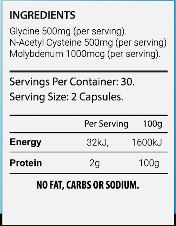 GlyNac - Pure N-Acetyl Cysteine (NAC) + Glycine